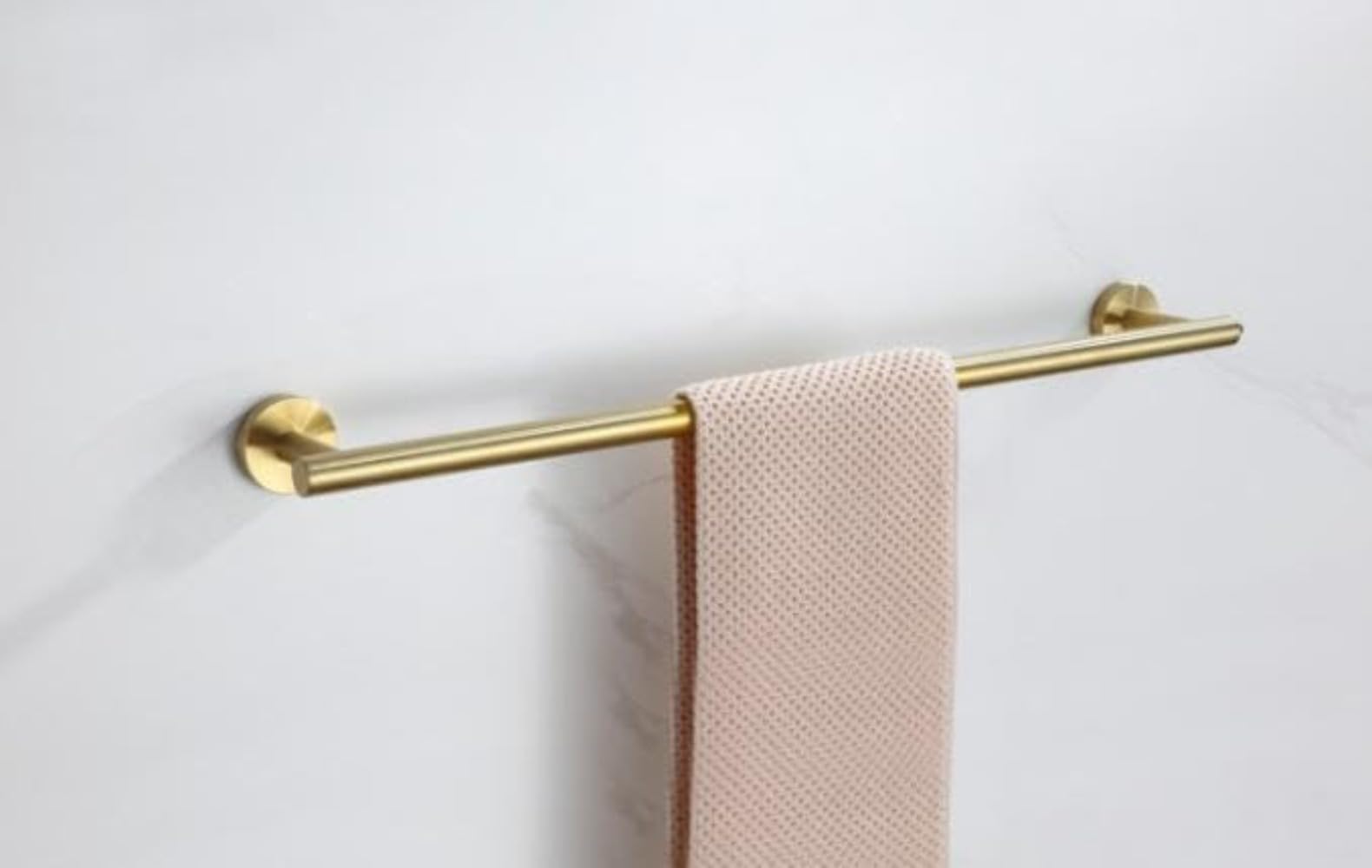 Amazon.co.jp: Hrzisdaタオルバー ル掛け壁掛け 真鍮製 ねじ取付